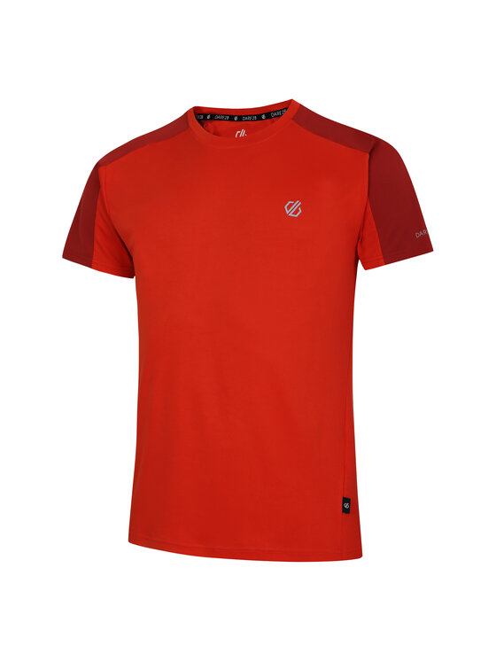 Dare2B Dare2B T-Shirt Discernible III Czerwony Short Fit