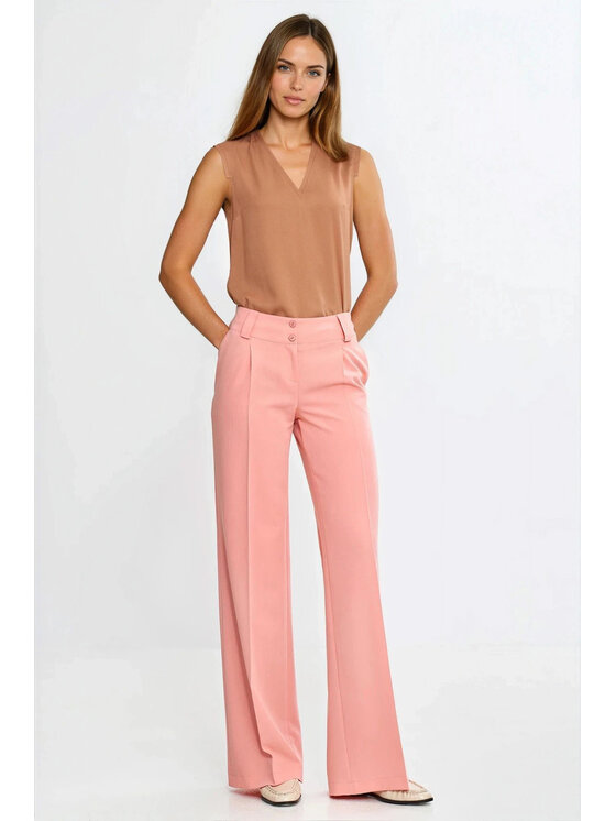 NIFE NIFE Halenka B213 Hnědá Regular Fit