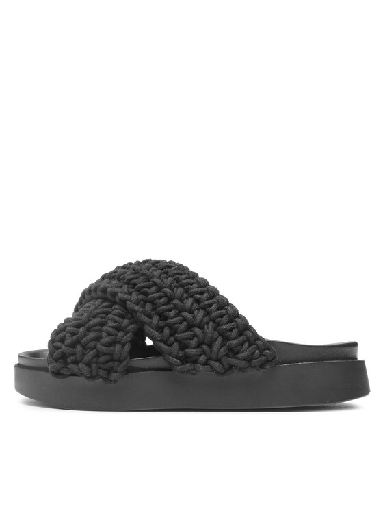 Inuikii Inuikii Παντόφλες Woven 70104-105 Μαύρο