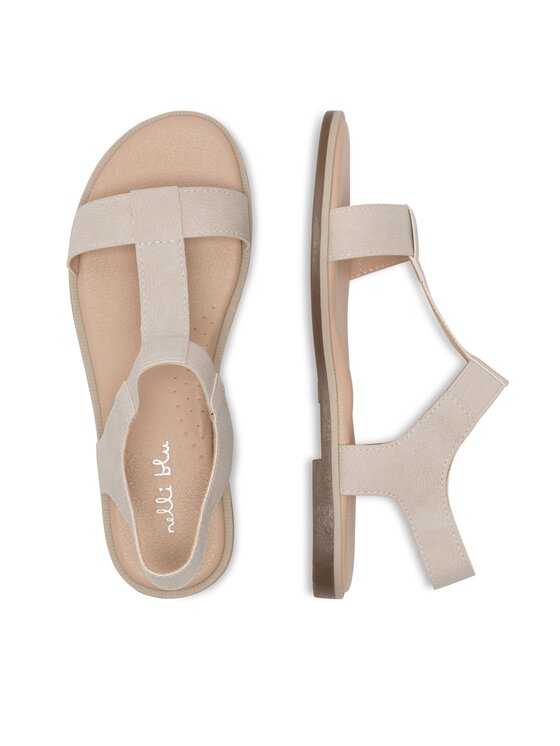 Nelli Blu Nelli Blu Sandalen CS166-3 Beige