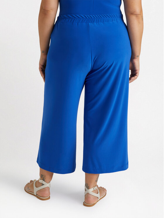 Fiorella Rubino Fiorella Rubino Pantaloni di tessuto P809L002093N024 Turchese A-Line Fit