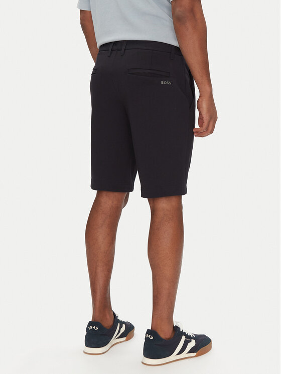 BOSS BOSS Kratke hlače iz tkanine S_Commuter-J 50511436 Mornarsko modra Slim Fit