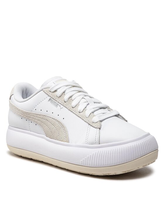 Puma clyde rubber toe clearance white