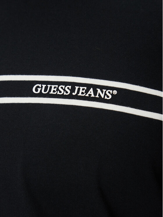 Guess Jeans Guess Jeans T-Shirt M5RI78 KCPQ1 Czarny Regular Fit
