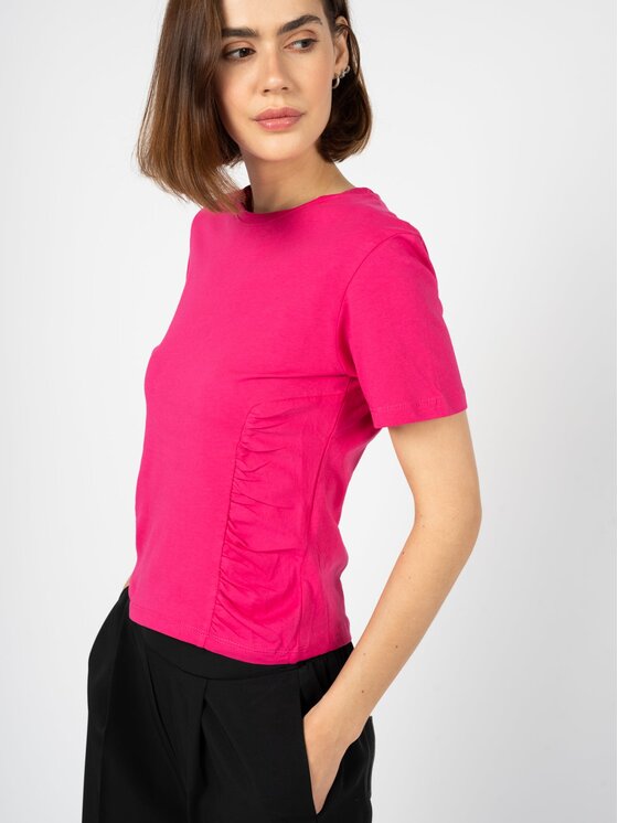 Silvian Heach Silvian Heach T-shirt CVP23123TS Rosa Slim Fit