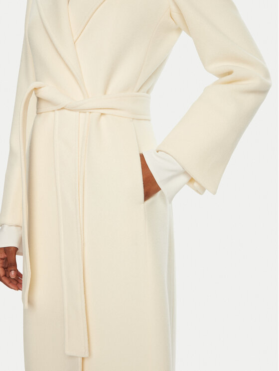 MAX&Co. MAX&Co. Cappotto di lana 2516011051200 Écru Regular Fit