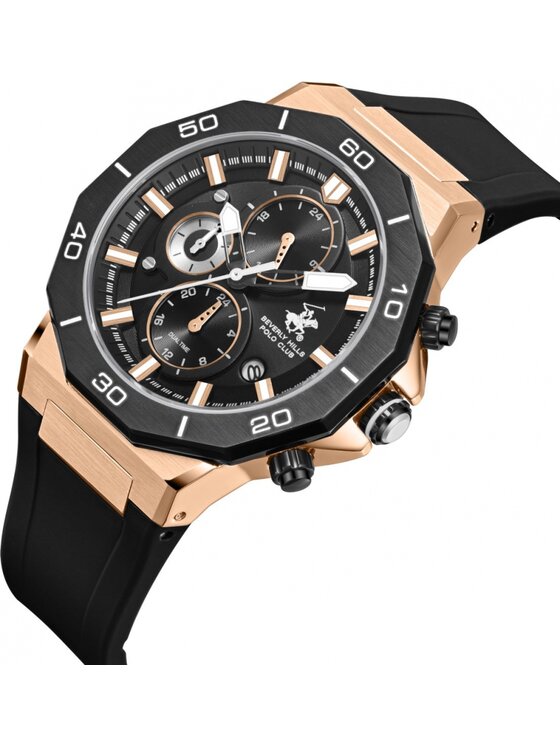 Beverly Hills Polo Club Beverly Hills Polo Club Zegarek BP3784X.451 Czarny