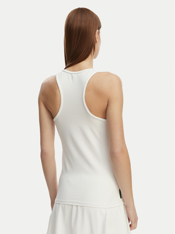 Lacoste Lacoste Marškinėliai TF0160 Balta Slim Fit