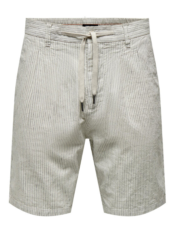 Only & Sons Only & Sons Шорти от плат 22024952 Сив Loose Fit