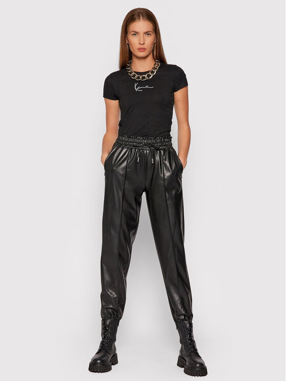 Karl Kani Karl Kani Тишърт Small Signature 6138528 Черен Regular Fit