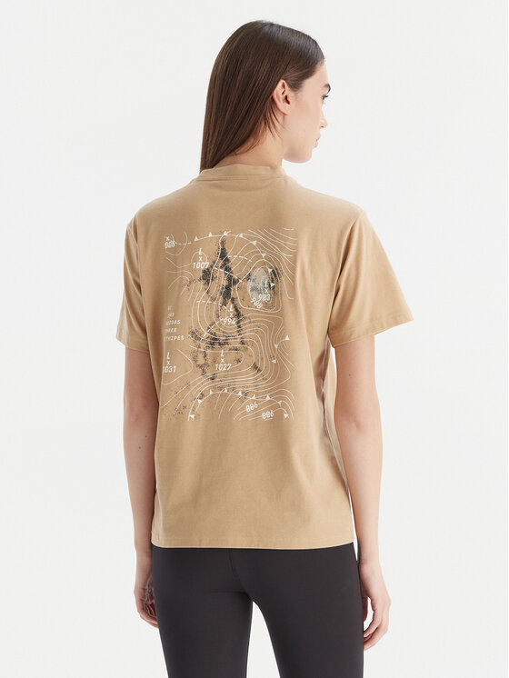 adidas adidas Marškinėliai City Tech Summer Graphic JV8600 Smėlio Regular Fit