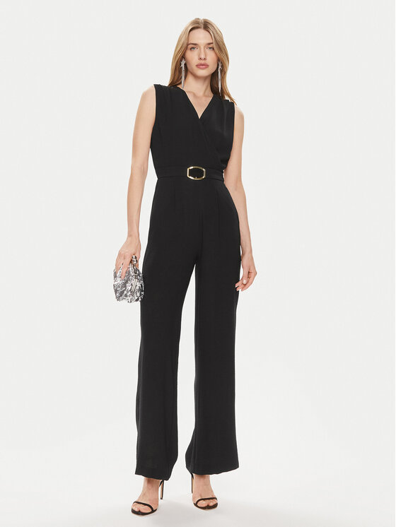 Morgan Morgan Jumpsuit 231-PILOU.F Nero Regular Fit