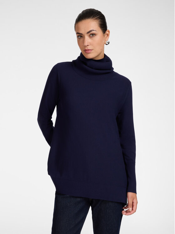 Elena Mirò Elena Mirò Sweter M026Z000786N0H4 Niebieski Over Fit