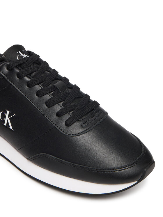 Calvin Klein Calvin Klein Сникърси Retro Runner Ess Lth YM0YM01355 Черен
