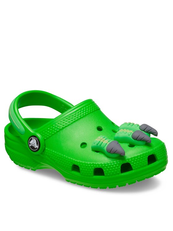 Crocs Crocs Şlapi Classic Iam Dinosaur Clog T 209700 Verde