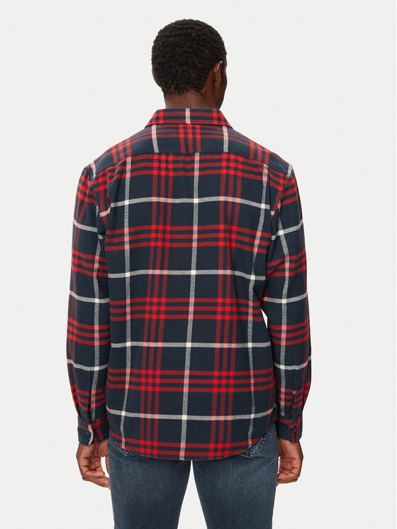 Lee Lee Koszula Worker 2.0 112355647 Granatowy Relaxed Fit