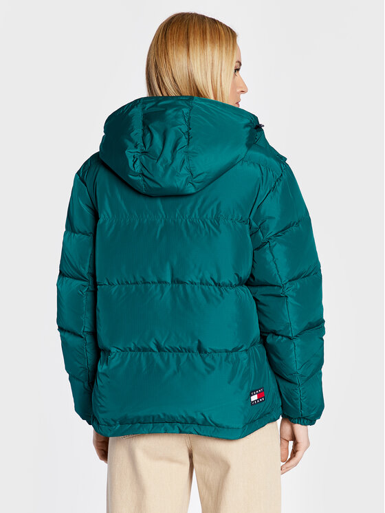 Tommy Jeans Tommy Jeans Daunenjacke Alaska DW0DW14661 Grün Regular Fit