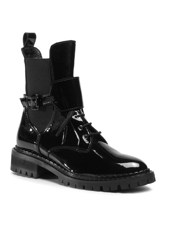 Eva Minge Eva Minge Schnürstiefeletten EM-21-08-001037 Schwarz