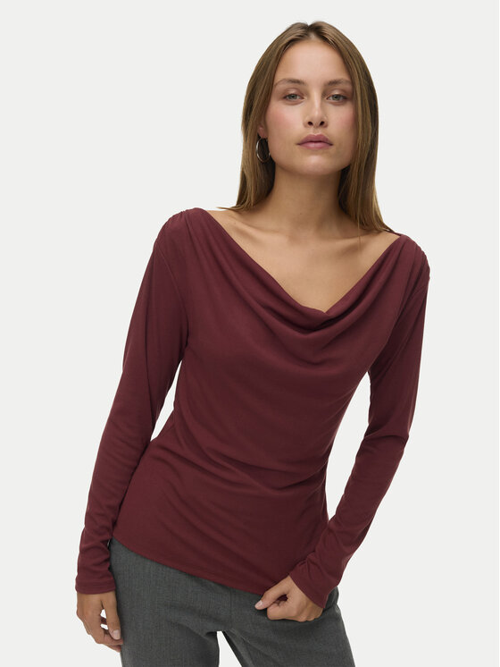 Vero Moda Bluză Ice 10340793 Vișiniu Regular Fit