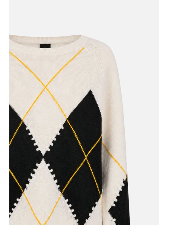PINKO PINKO Svetr Berna Pull Bílá Regular Fit