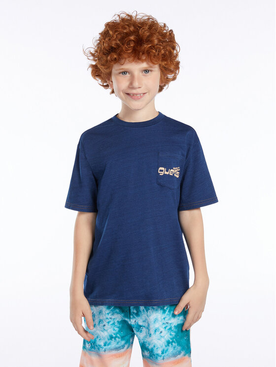 T-shirt L3GI25 K8GA0 Blu scuro Regular Fit