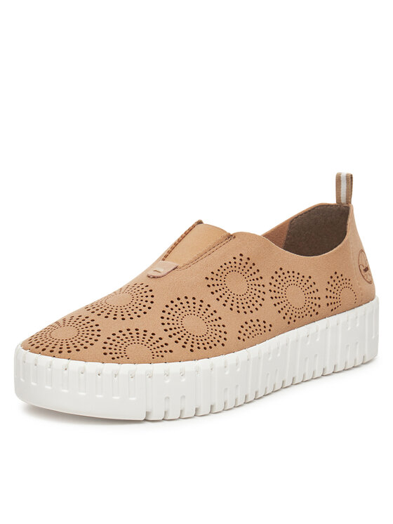 Rieker Rieker Halbschuhe M8352-60 Beige