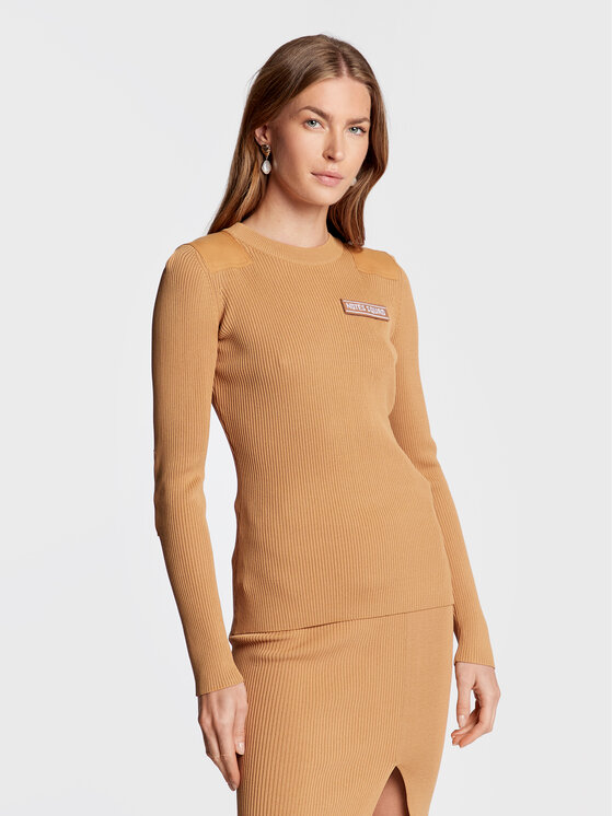 Notes Du Nord Notes Du Nord Megztinis Elena 12791 Ruda Slim Fit