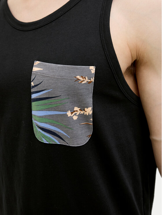 Jack&Jones Jack&Jones Tank top marškinėliai Hawaii 12269321 Juoda Standard Fit