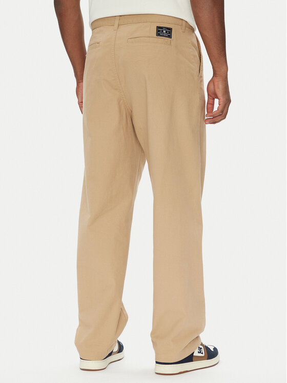 DC Shoes DC Shoes Chinosy Worker Baggy ADYNP03097 Beżowy Baggy Fit