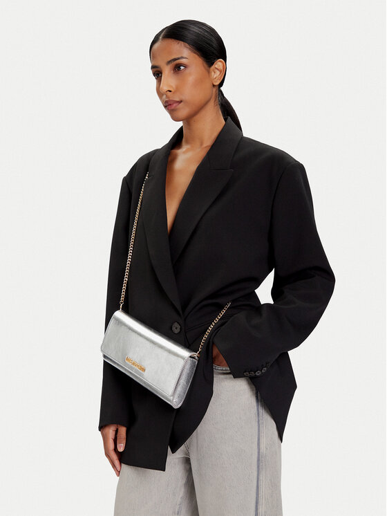 LOVE MOSCHINO Geantă JC4099PP0NKW0902 Argintiu
