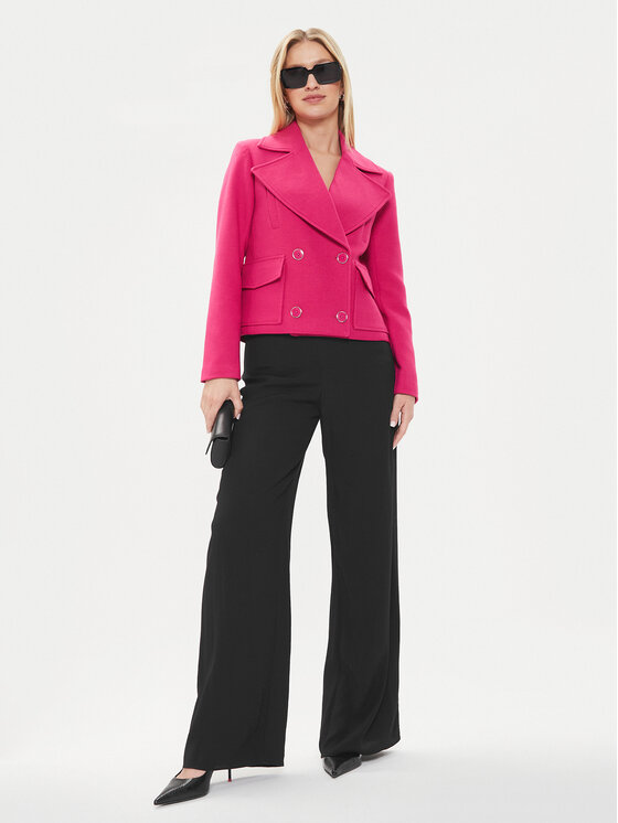 Morgan Morgan Übergangsmantel 241-GSOSSO Rosa Straight Fit