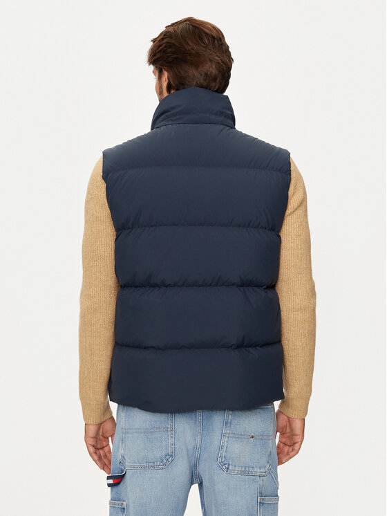 Tommy Jeans Tommy Jeans Prsluk Essential DM0DM20465 Tamnoplava Regular Fit