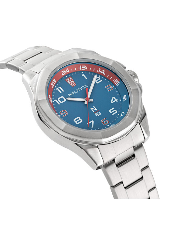 Nautica Nautica Zegarek NAPTBS206 Srebrny