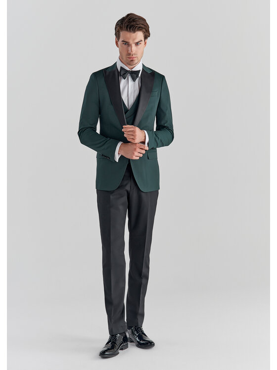 Pako Lorente Pako Lorente Kamizelka P22SF-8S-005 Zielony Slim Fit