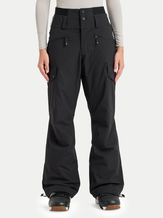 Roxy Roxy Snowboardové nohavice Passive Lines ERJTP03293 Čierna Regular Fit