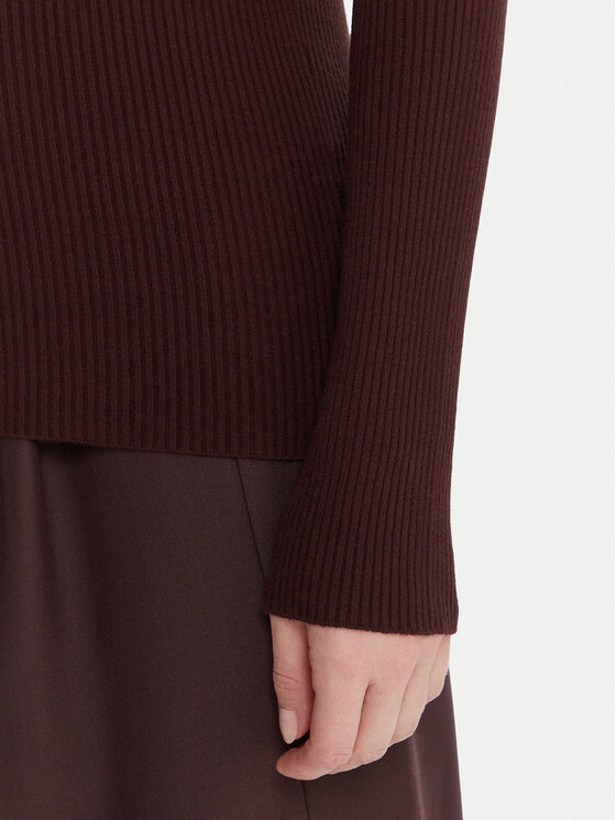 Kontatto Kontatto Sweter 3M0809C Brązowy Slim Fit