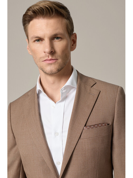 Lancerto Lancerto Garnitur Getafe GA073126000010 Brązowy Slim Fit