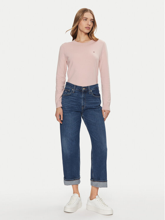 Tommy Hilfiger Tommy Hilfiger Sweater WW0WW44984 Rózsaszín Regular Fit