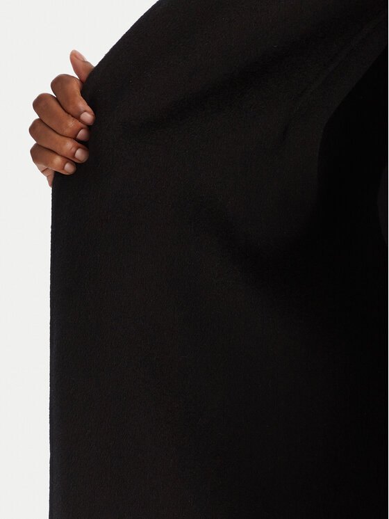 Elisabetta Franchi Elisabetta Franchi Wollmantel CP-68D-56E2-V820 Schwarz Regular Fit