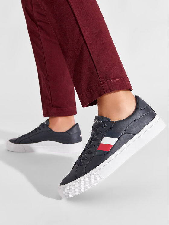 Scarpe blu tommy hilfiger store