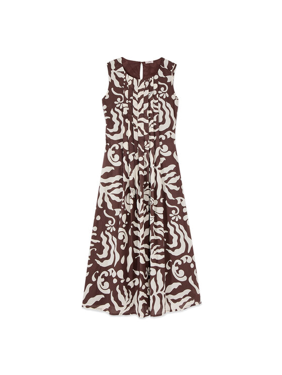 Oltre Oltre Sukienka wieczorowa 7098R005105N0V2 Brązowy Regular Fit