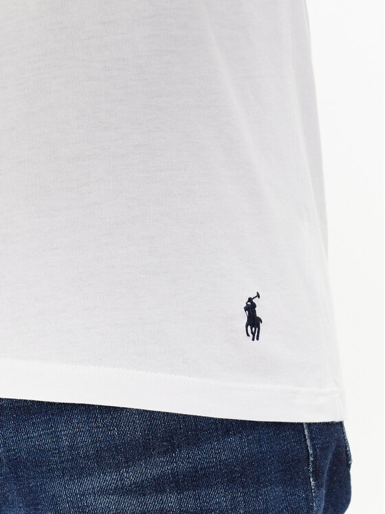 Polo Ralph Lauren Polo Ralph Lauren Marškinėlių komplektas 714936903001 Balta Slim Fit