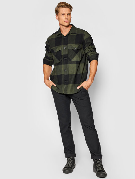 Only & Sons Only & Sons Camicia Milo 22019854 Verde Relaxed Fit