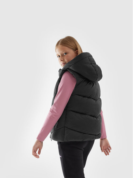 4F 4F Weste 4FJAW23TVJAF045 Schwarz Regular Fit