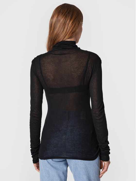 Blusa Massachusetts MAS08H22 Nero Slim Fit