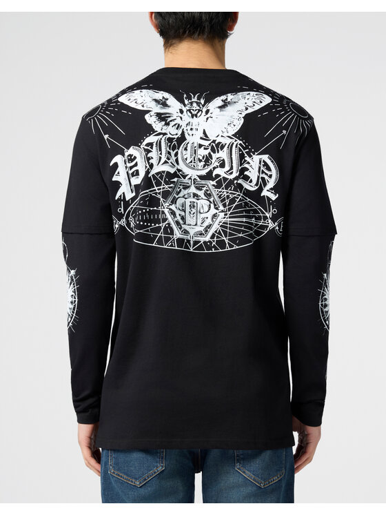 PHILIPP PLEIN PHILIPP PLEIN T-Shirt 29868 Czarny Regular Fit
