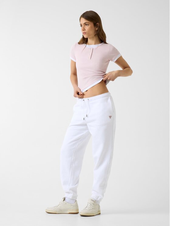 Guess Jeans Guess Jeans Top 183272 Fialová Classic Fit