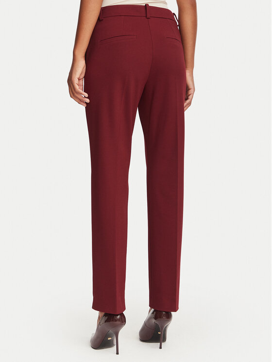 Marella Marella Auduma bikses Paese 2623786034 Bordo Regular Fit