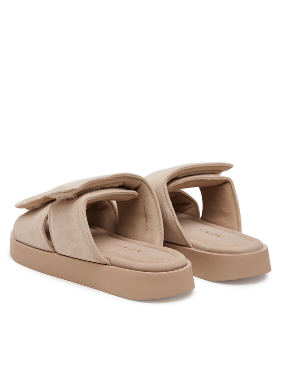 Inuikii Inuikii Παντόφλες Classic Suede Velcro 70104-128 Μπεζ