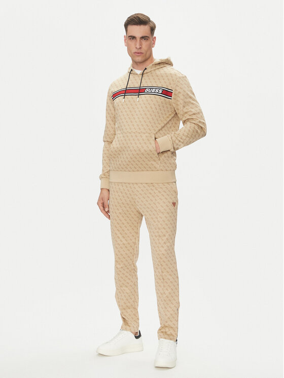 Guess Guess Долнище анцуг Korbin Z2BB05 FL04Q Бежов Regular Fit